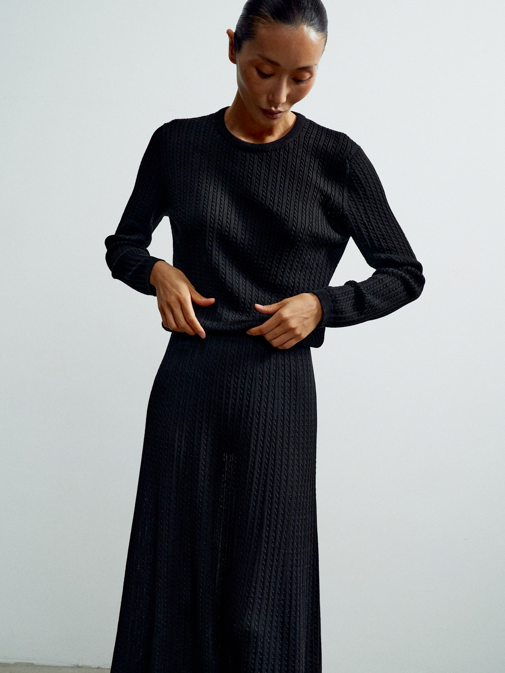 Джемпер SHANTY с длинным рукавом, чёрный