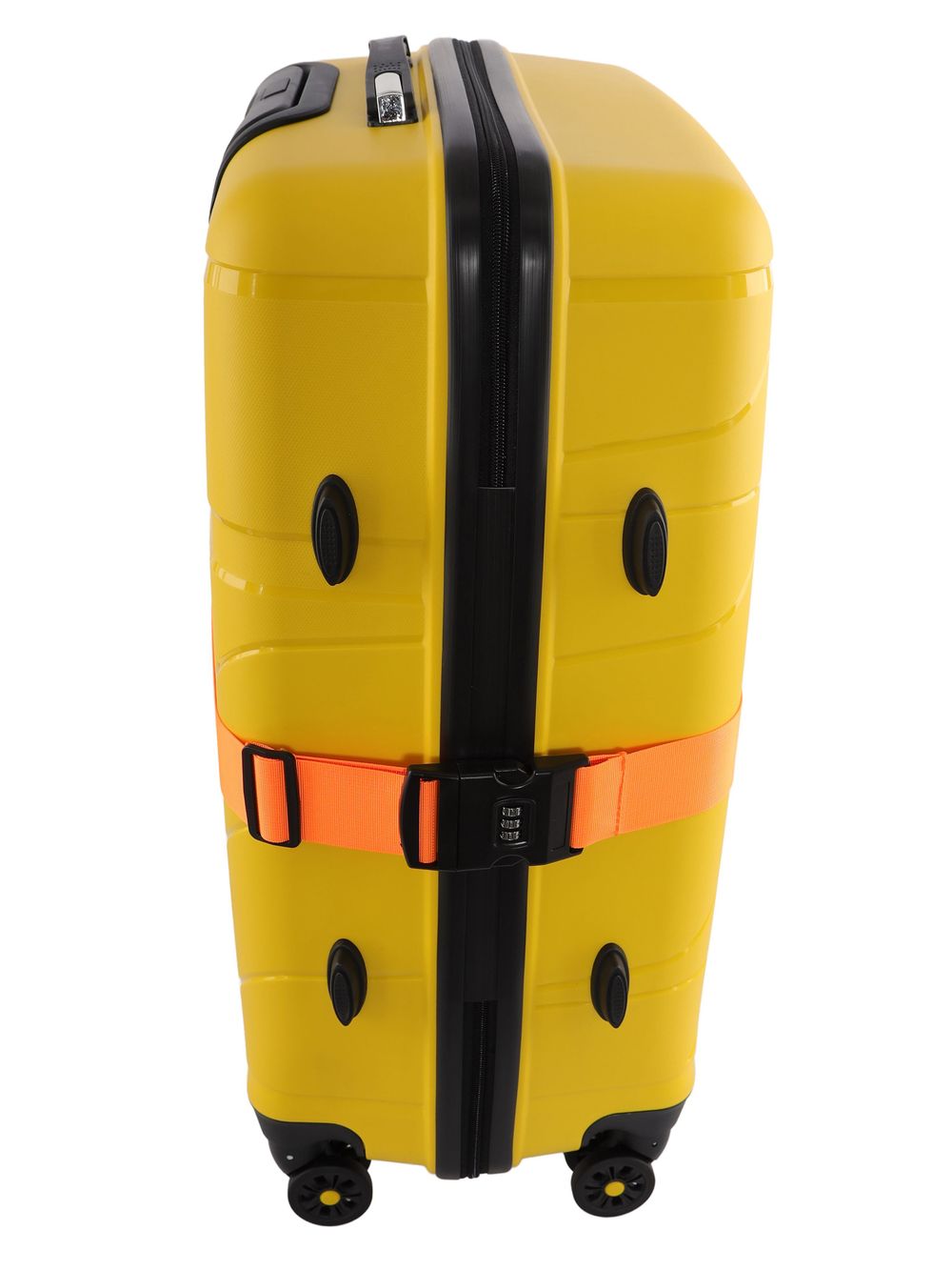 Чемодан 463 / С ремнем / Полипропилен