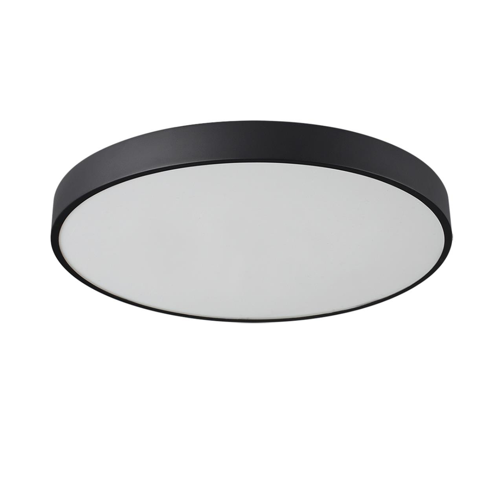 7756/70L MITRA LED SN 539 Светильник металл/акрил/черный LED (60Вт+10Вт) 3000K+3000K D600 IP20 подсветка QUASAR