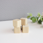 Кубики деревянные 3*3 6 шт со скошенными углами