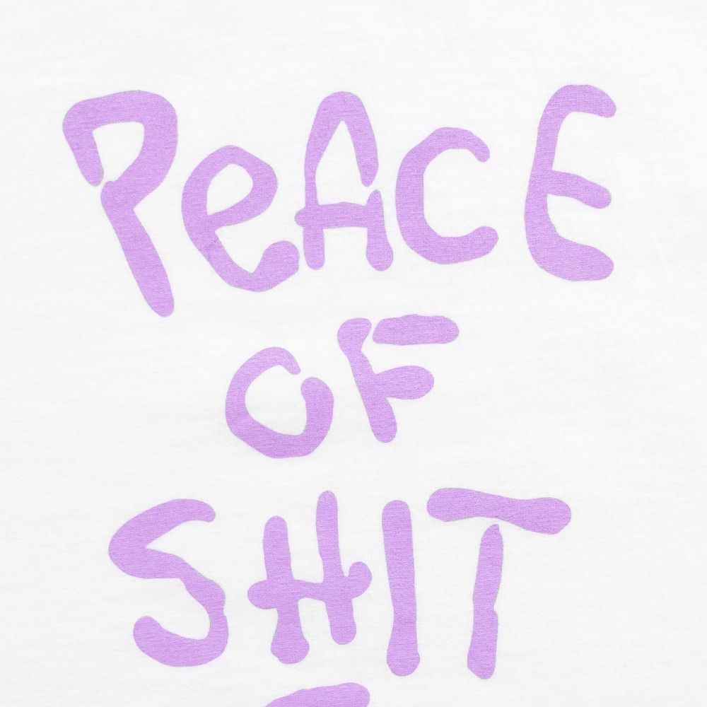 Футболка Popandopalaz Peace of Shit Белая