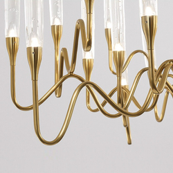 Люстра Cloyd ZOAR C16 / Ø70 см - латунь (арт.10765)