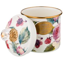 БАНКА ДЛЯ СЫПУЧИХ ПРОДУКТОВ AGNESS, СЕРИЯ ВИНТАЖ, 12 Х 12СМ/ 1,2Л (КОР=8ШТ.)