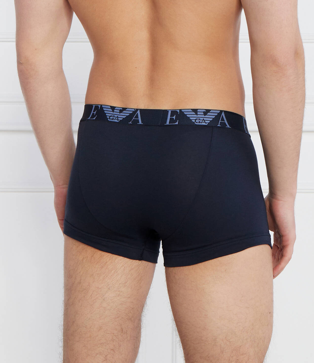 Трусики-боксеры 2шт. Emporio Armani - темно-синий(111210 3F715)