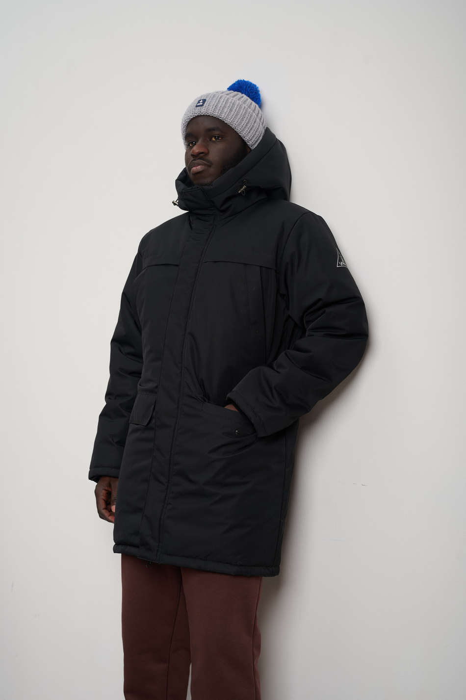 Парка мужская зимняя "Минимал" горчица