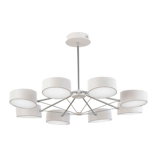 SLE6005-502-08 Светильник потолочный Белый, Хром/Белый LED 8*10W VALLE