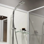 Душевая кабина Niagara Standart ST80/15Q/BK 80х80 стекло прозрачное/профиль белый