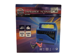 Устройство зарядное для аккумулятора KS-06a напряжение 6/12В емкость 6/60Ач