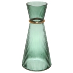 Ваза стеклянная «VIVALDI» 1350мл, зеленая