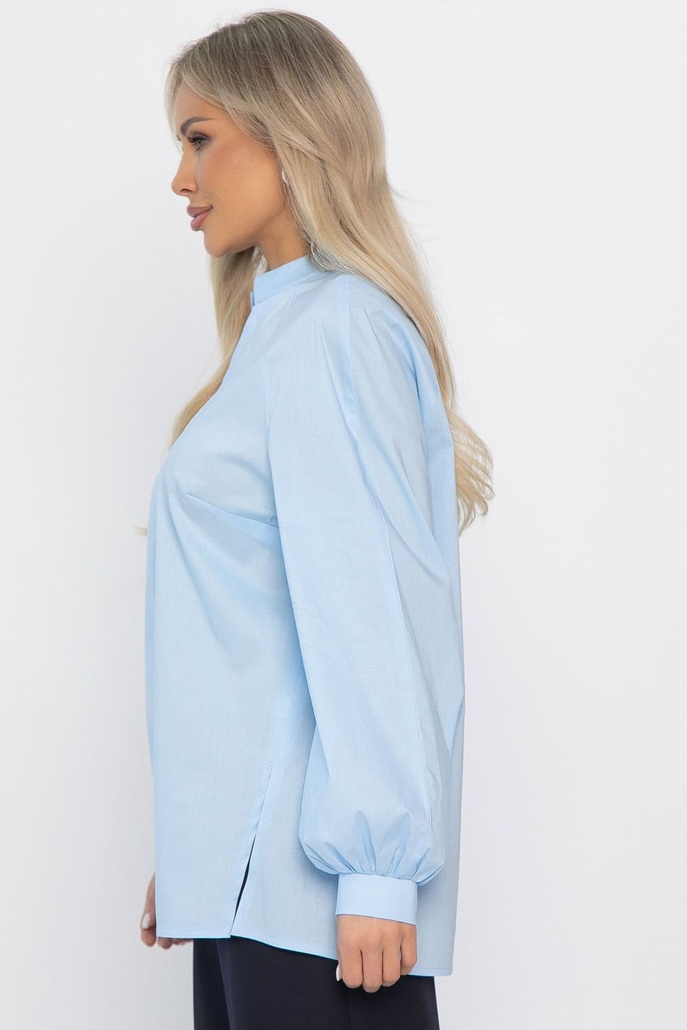 Блуза хлопковая Кристалия (голубая) Б14462-16М LT Collection