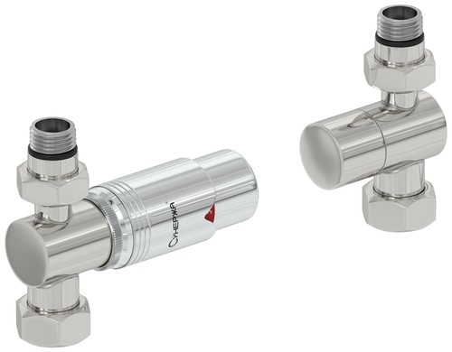 Автоматический терморегулятор Сунержа прямой (G 1/2" НР х G 3/4" НГ)