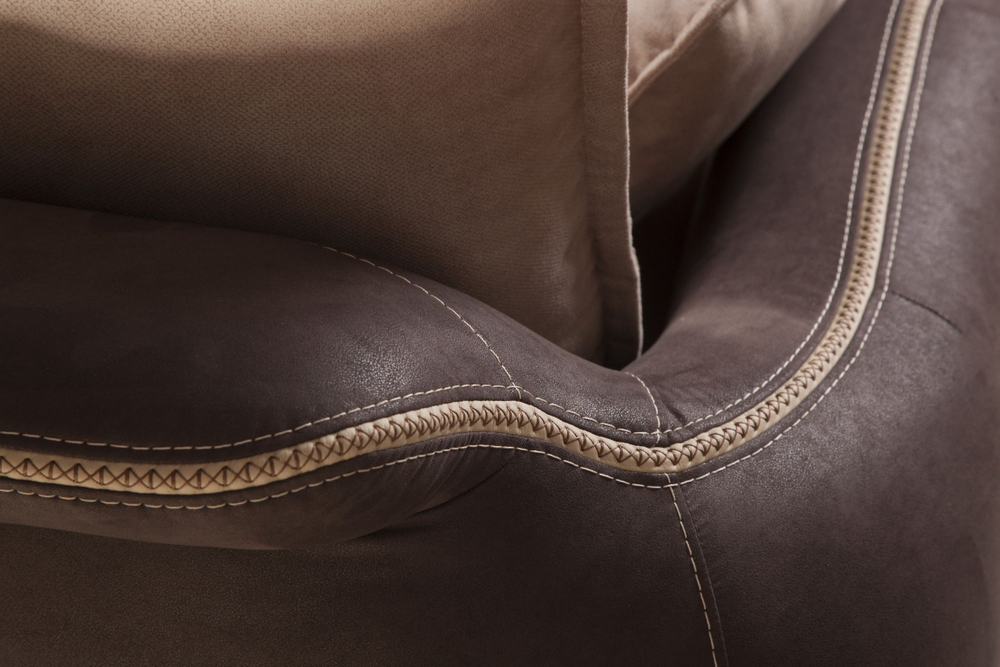 Napoli (Неаполь) диван-кровать с шезлонгом, замша