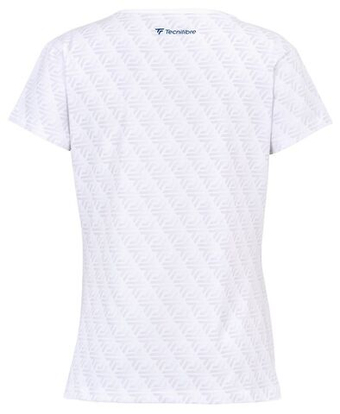 Женская теннисная футболка Tecnifibre Women Graphic Stretch - размер L