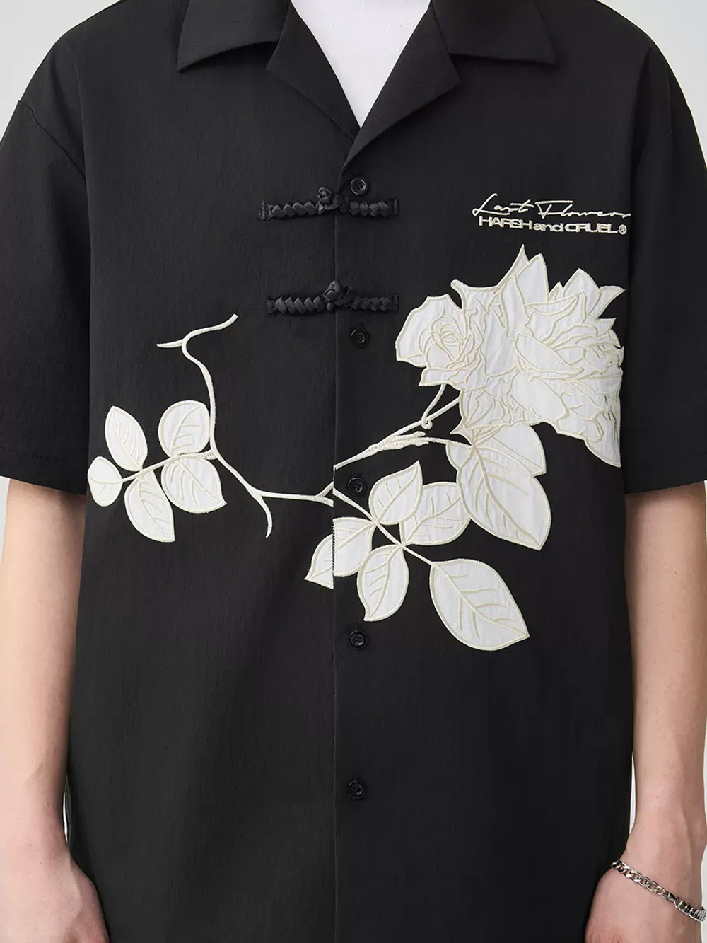 Рубашка HARSHandCRUEL "Abstract Flowers" Short Sleeve Shirt