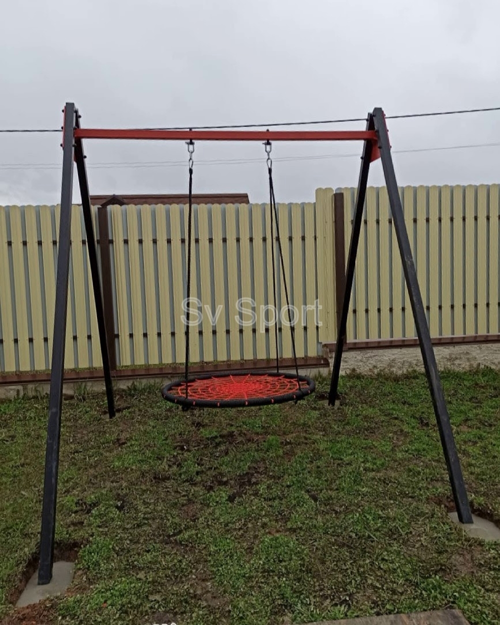 Монтаж уличных качелей Sv Sport