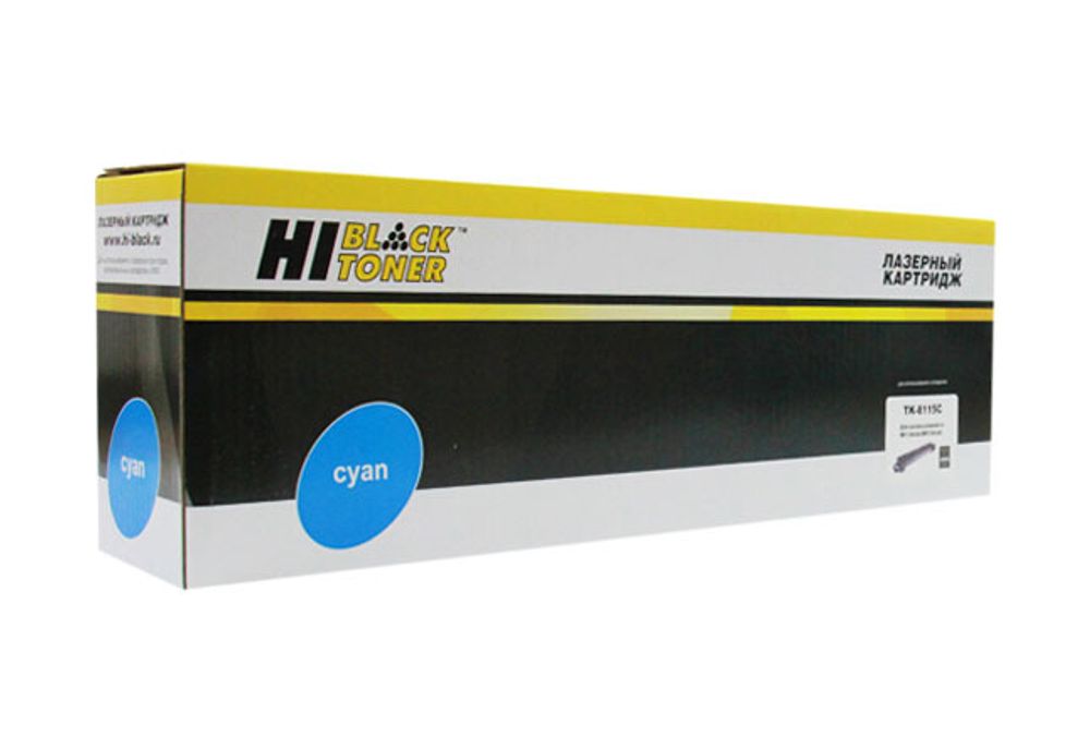Тонер-картридж Hi-Black (HB-TK-8115C) для Kyocera M8124/M8130, Cyan, 6K