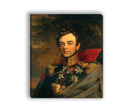 "Портрет И. Ф. Паскевича", Доу Д., картина для интерьера (репродукция)