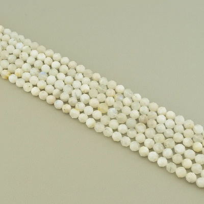 Нитка Лунный камень 38 см. 8 мм. (Без замка)