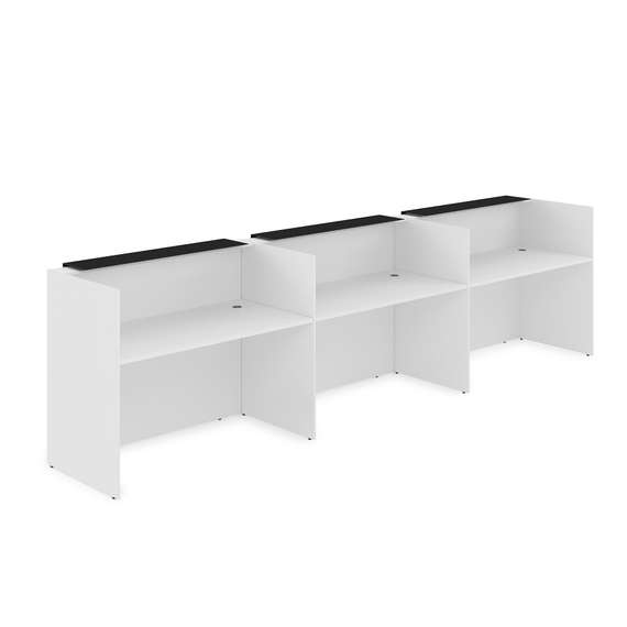 1КР-КЛ.003.1 Комплект Ресепшн с фартуком HPL (4264*750*1149) (с подсветкой)