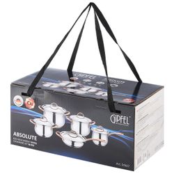 Набор посуды из нержавеющей стали Gipfel Absolute 51907