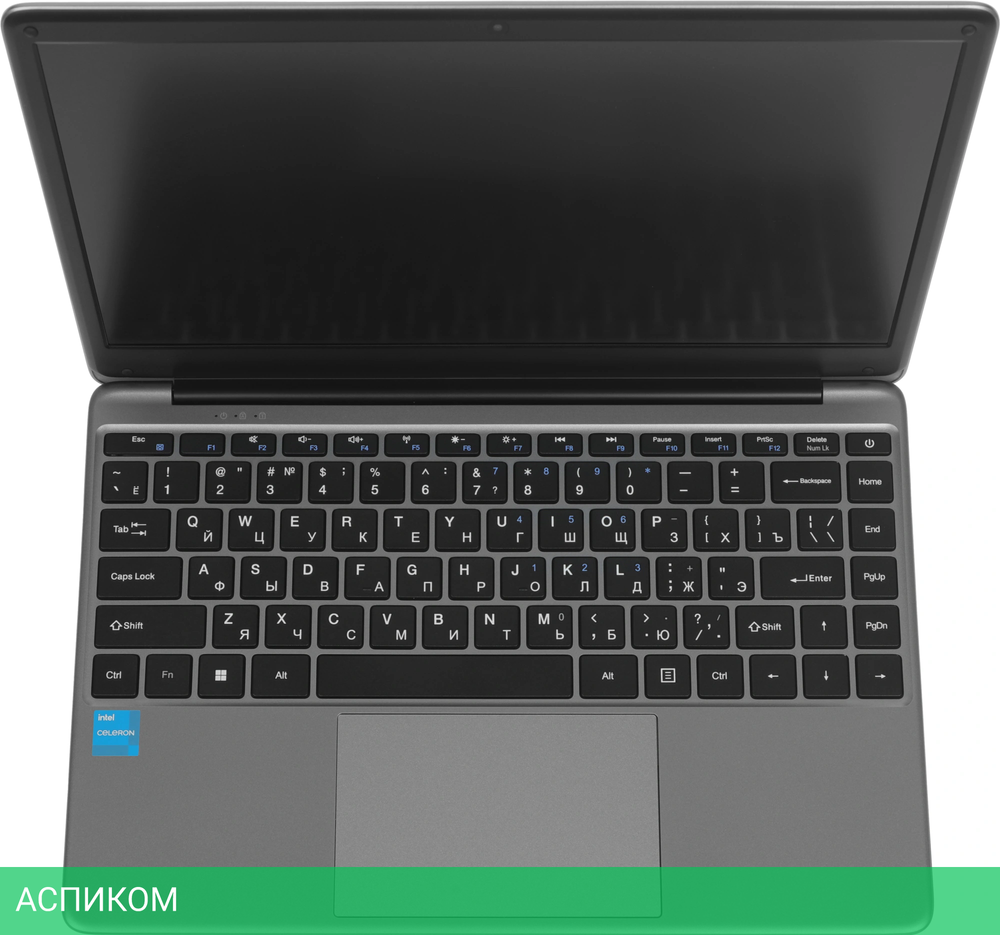 Ноутбук Chuwi HeroBook Pro Celeron N4020 8Gb SSD512Gb Intel UHD Graphics 600 14.1" IPS FHD (1920x1080) Windows 11 Home grey WiFi BT Cam 5000mAh (CWI514-CN8N5N1HDMXX)