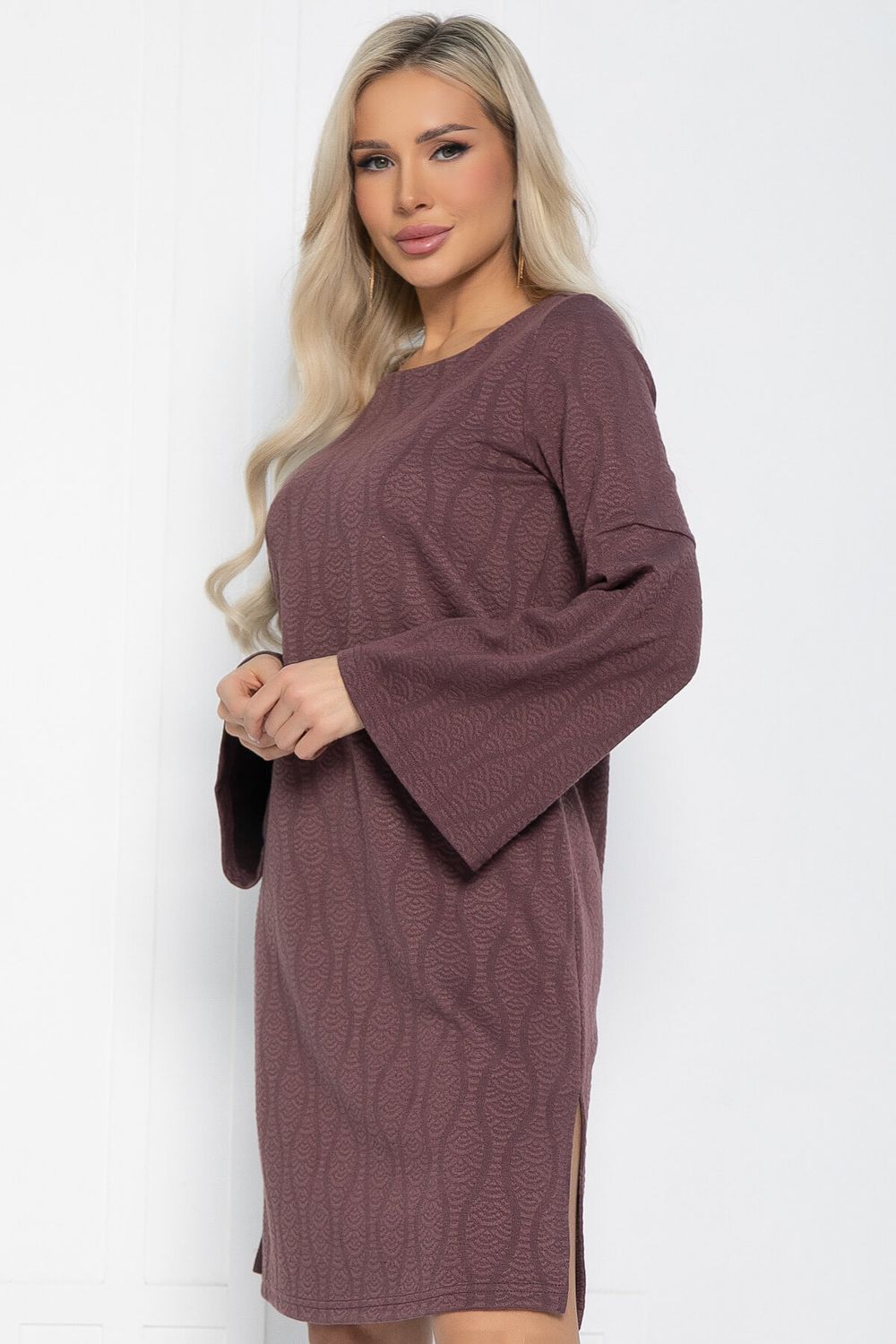 Платье Кейси (баклажан) П12572-10 LT Collection