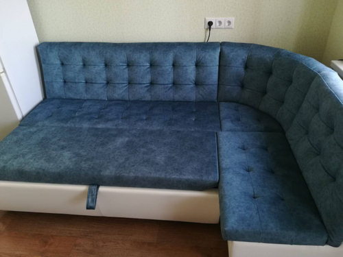 Диван угловой Спектрум СП (синий)