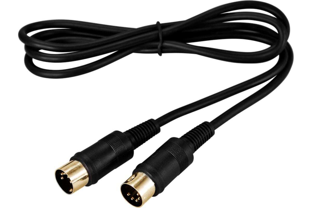 Кабель REXANT DIN 5 Pin - DIN 5 Pin 1,5 м Gold 17-2522