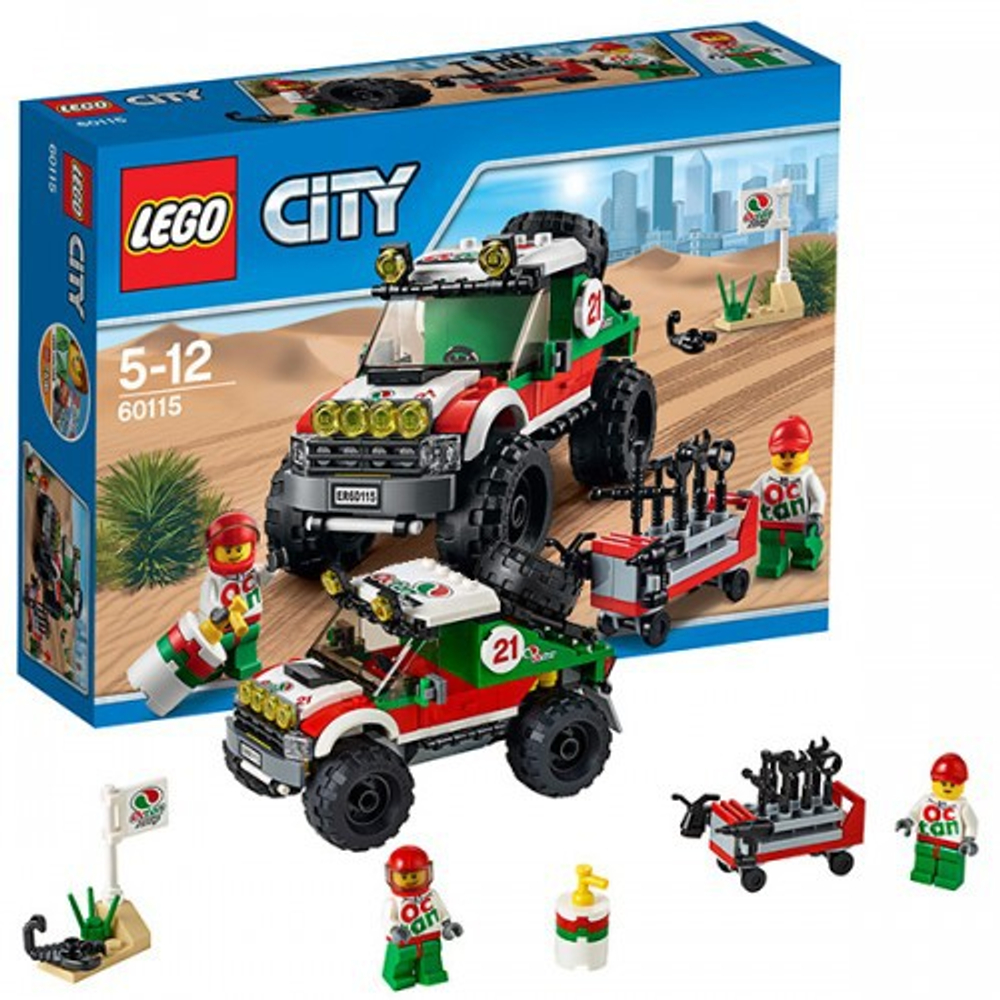 LEGO City: Внедорожник 4x4 60115 — 4wd Off Road Car — Лего Город