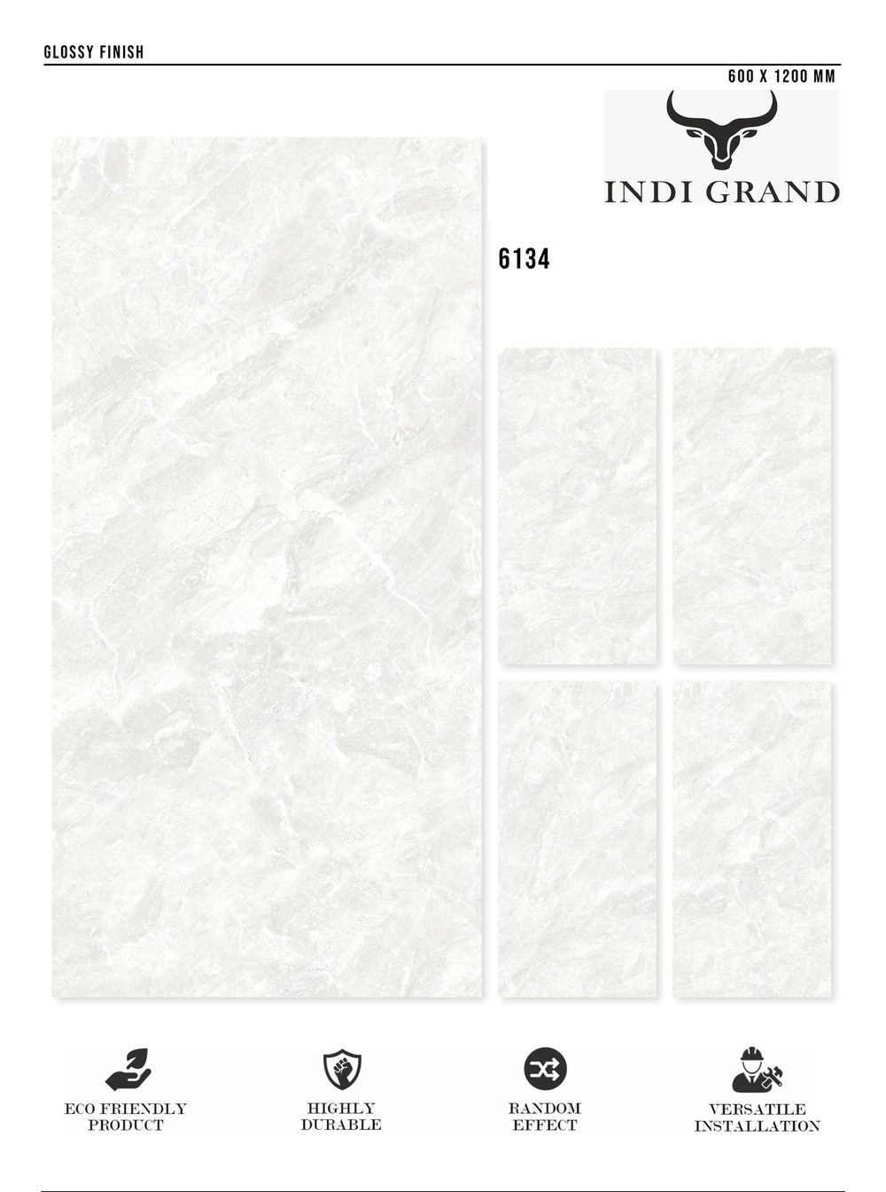 Керамогранит glossy №2 60х120, 6134