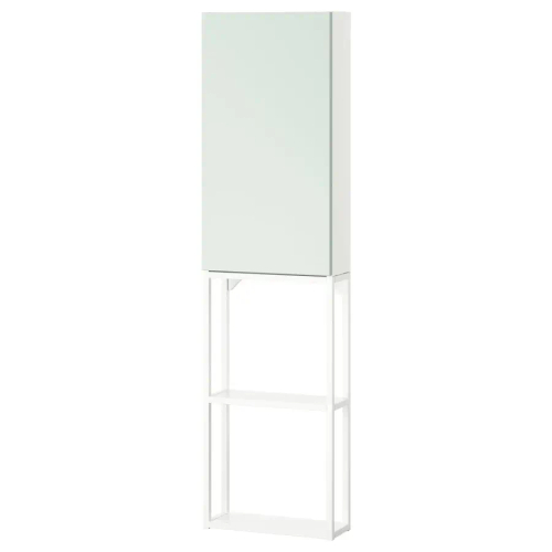 Книжный шкаф -  ENHET IKEA/ ЭНХЕТ ИКЕА, 150х40 см, белый/зеленый