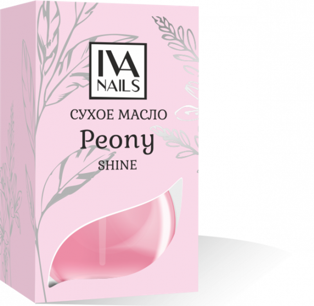 Сухое масло IVA nails Peony с шиммером 12 ml