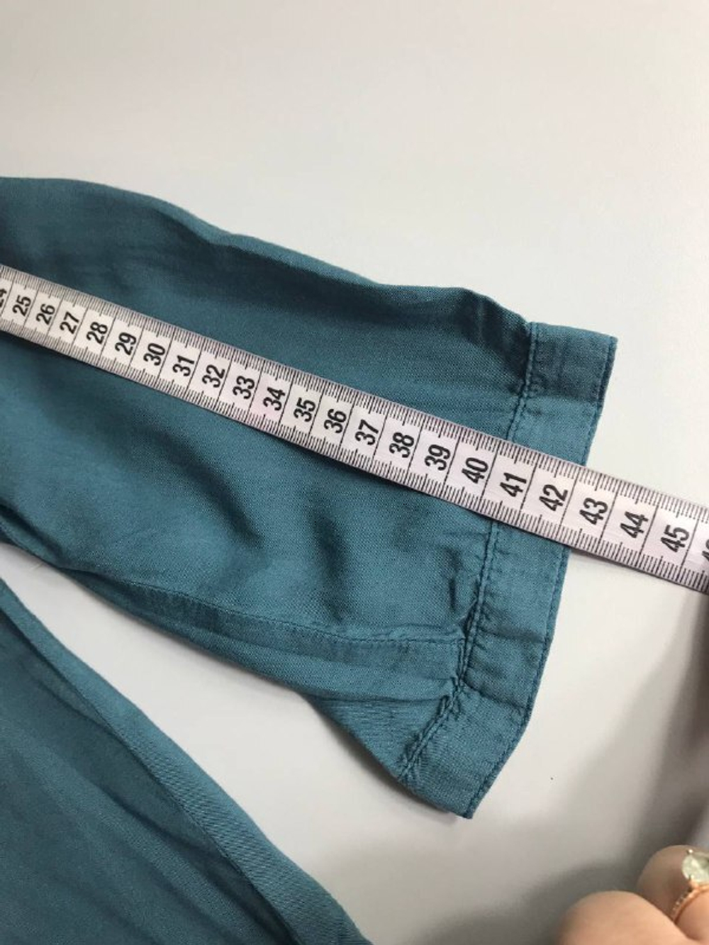 Рубашка Benetton вискозная, визуально на 44 размер