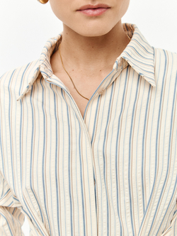 Платье-рубашка Саша в цвете озёрной прохлады