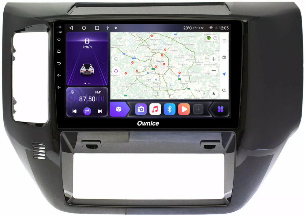 Магнитола для Nissan Patrol 2004-2010 - Carmedia SF-9270 QLed, Android 12, TS10, CarPlay, 4G SIM-слот