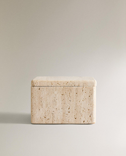 Zara Home коробка для хранения, мрамор, бежевый · 3533/099