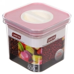 Банка для продуктов пластиковая 1200мл «Premium» 11*11*10см