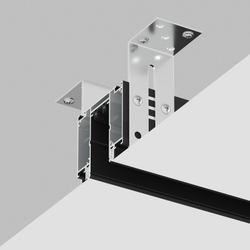 TR2014-BK Профиль-трек SLOTT for DENKIRS SMART, для натяжных потолков, 2 м, алюминий, черный