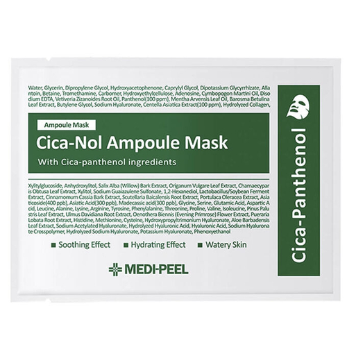 Medi-Peel Cica-Nol B5 Ampoule Mask успокаивающая маска с центеллой и пантенолом