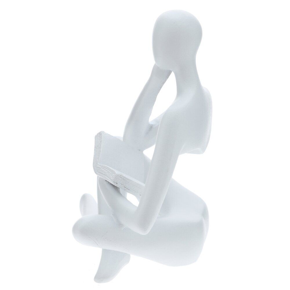 GAEM Фигурка декоративная "Читающий человек", L9 W6 H11 см