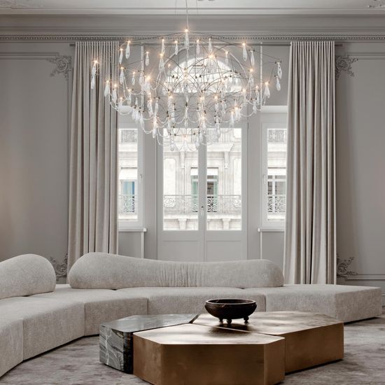 Подвесная люстра MODELUX premium ML.5602.1200P СН