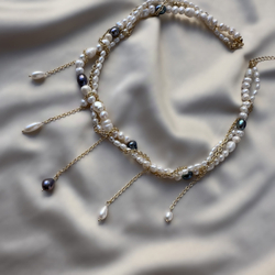 Колье "Жемчужный каскад"