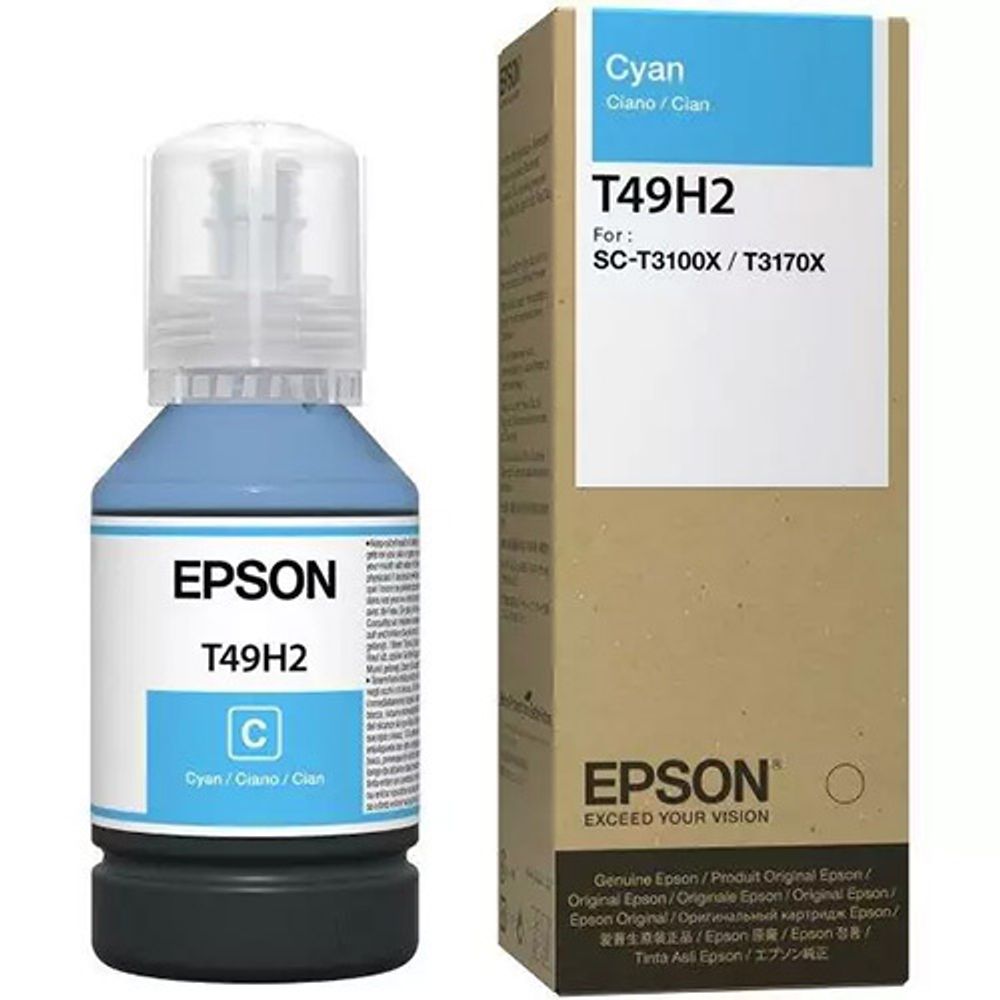 Контейнер с голубыми чернилами Epson  для SC-T3100x/T3170x c13t49h200