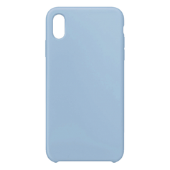 Силиконовый чехол Silicon Case WS для iPhone XR (Серо-голубой)