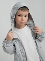 Куртка на флисовой подкладке "Жемчужно-серый"