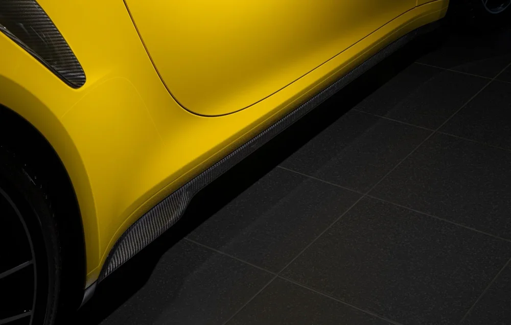 Карбоновые боковые юбки для PORSCHE 911 992.1 TURBO / TURBO S 2019–2025 Порше