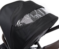 Детская коляска Peppy Monaco Thermo 3 в 1 с автокреслом First Black