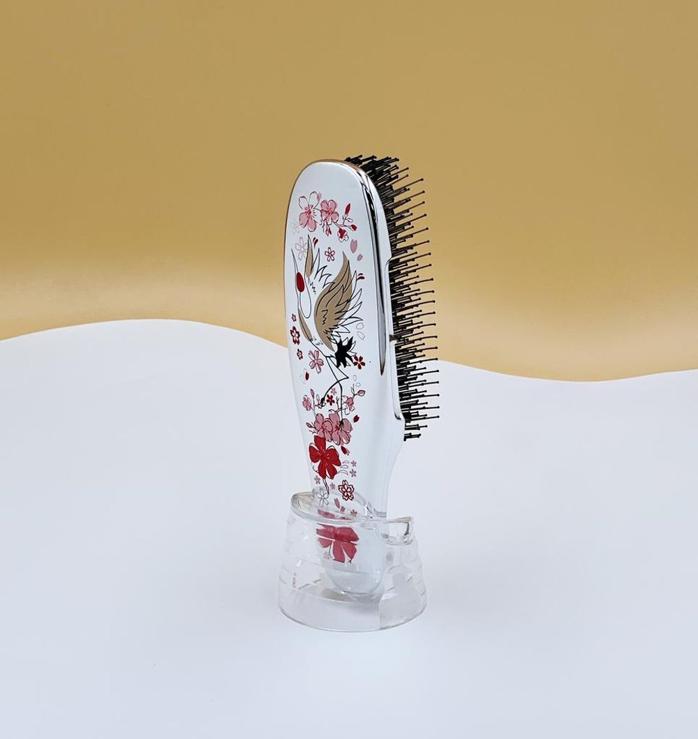 S-HEART-S Подарочный набор с расческой Scalp Brush «CRANE OF BEAUTY» и чехлом