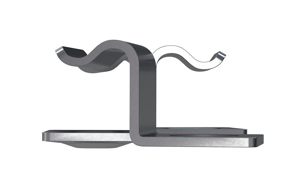 Клипса HILST Premium 3D (металл), 6мм (упак. 100шт)