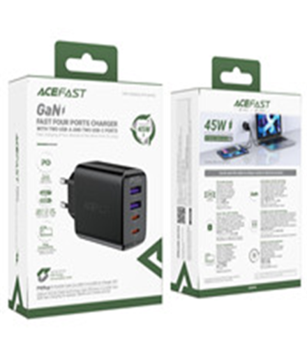 A61 PD45W GaN (2*USB-C+2*USB-A) charger (EU)